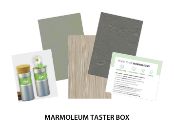 Marmoleum taster box